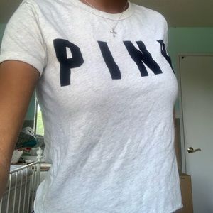 Pink crop top